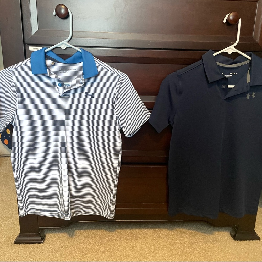 Lot of 2- Boys Youth Medium Polo shirts